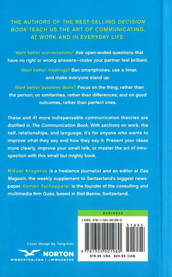 The Communication Book: 44 Ideas for Better Conversations Every Day Supply