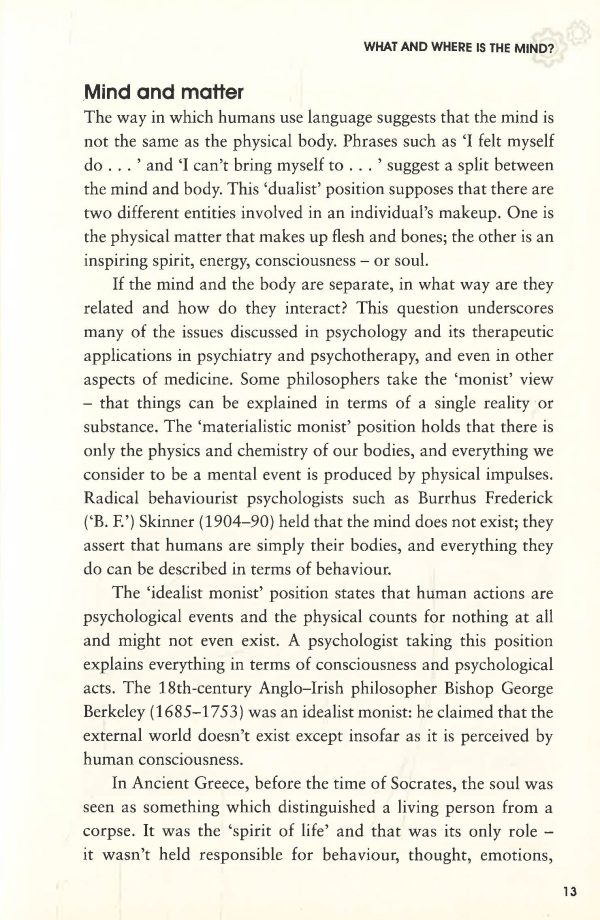 Psychology: From Spirits to Psychotherapy: the Mind through the Ages For Sale