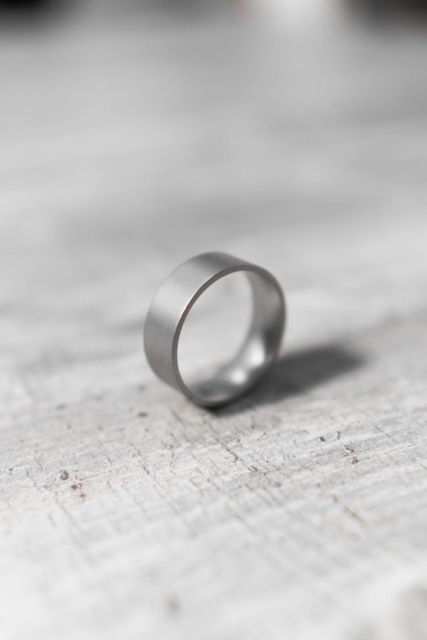 BRUSHED SINGLE RING Online now