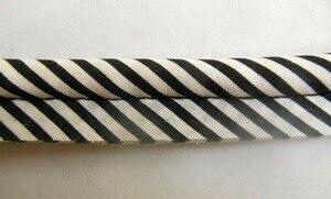 XXL Black and White Stripe Piping Welting BTY Sale