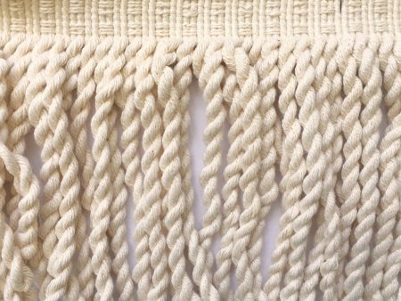 Natural Cotton Rayon Bullion Fringe 2.75  15 YD Wrights For Discount