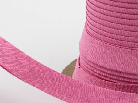 1  Alyssa Pink Single Fold Bias Tape 50 Yards Online Sale