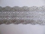 Silver Metallic Lace 2  10 YD Hot on Sale