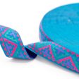 Southwest Design Ribbon Trim 1  Turquoise, Jade, Fuchsia  Purple Online now