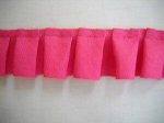 Pink Box Pleat Taffeta Edging 8 Yards 1  Wide For Discount