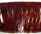 9 Yds Wrights Washable Chainette Fringe Brick Red 4  Fashion