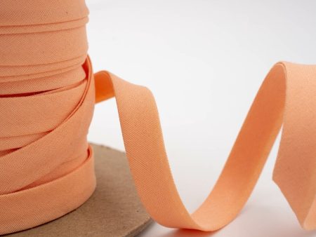 1 4  Apricot Double Fold Bias Tape 50 YD For Discount