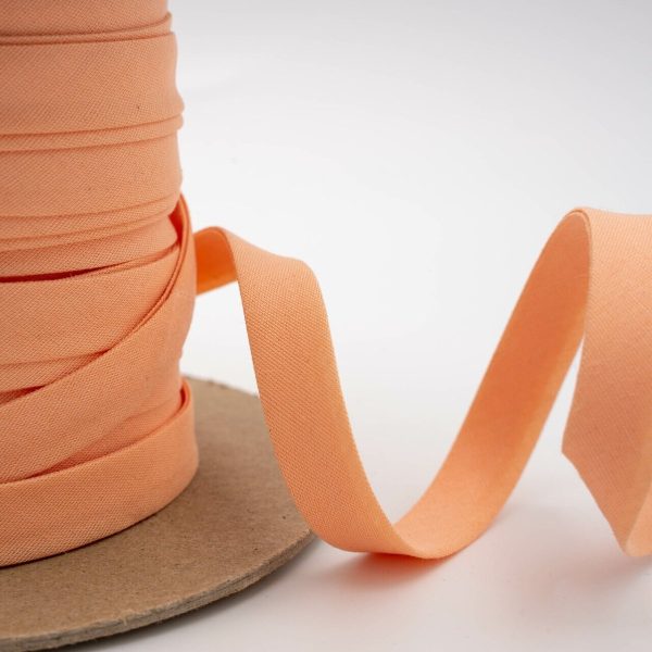 1 4  Apricot Double Fold Bias Tape 50 YD For Discount