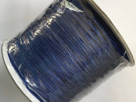 Royal Blue Rayon Chainette Yarn 13 Ounces For Cheap