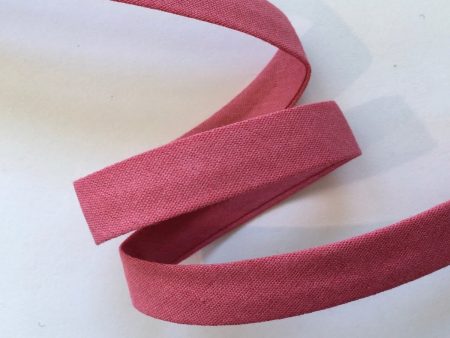 1 2  Carnation Pink Double Fold Bias Tape 100 YD on Sale