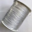 Silver Grey Rayon Chainette Yarn 13 Ounces Cheap