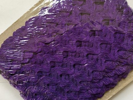 3 4  Purple Rick Rack 36 YD Online Hot Sale