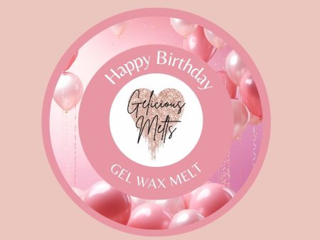 Happy Birthday Gel Wax Melt Hot on Sale