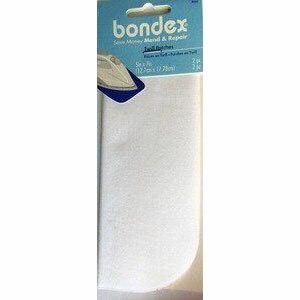 White Twill Patches 5 X 7 IO Bondex 2 Per Pkg Fashion