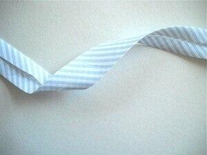 1  Blue and White Stripe Single Fold Bias Tape 50 YD Online