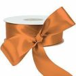 Orange Cream Double Face Satin Ribbon 1.5  By The Yard Online Sale