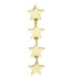 Orion Stars 18K Gold Plated Dangle Earrings Cheap