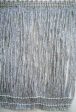 NEW!!  3  Stretch Metallic Silver Chainette Fringe Discount