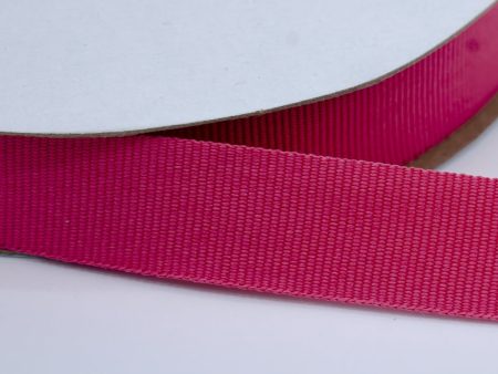 NEW!  5 8  Hot Pink Grosgrain Ribbon (Made in the USA) Online Sale