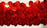 Vegas 3 Red Stretch Sequins Trim 1.25  on Sale