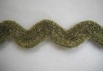 Sage Green Chenille Rick Rack 18 Yds Wrights 1  Supply