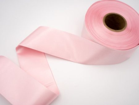 2  Rose Quartz  Satin Blanket Binding 25 YD Bulk Roll For Sale