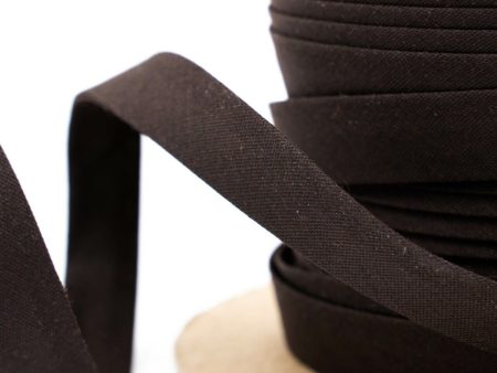 1 4  Chocolate Double Fold Bias Tape 50 YD Online Hot Sale