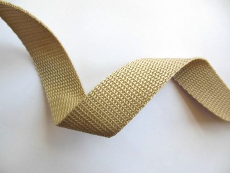 1  Tan Webbing 15 Yards Simplicity Hot on Sale