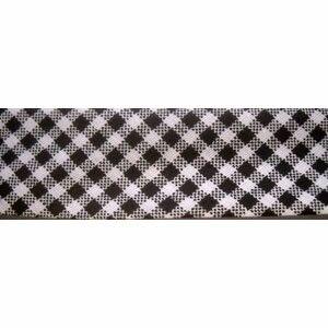 1  Black Gingham Double Fold Quilt Bias Tape 50 Yards on Sale