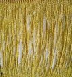 8  Metallic Gold Chainette Fringe BTY Fashion