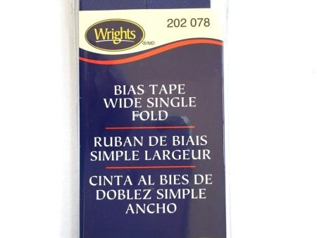 7 8  Yale Wide Single Fold Bias Tape Wrights 3 YD Hot on Sale