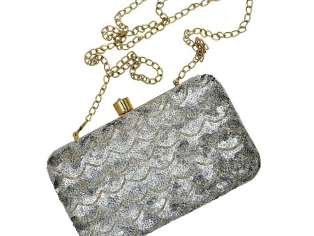 Silver Sequin Party Handbag Clutch Purse by Merry Dove Cheap