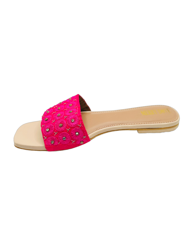 Barbie Pink Strap Flat Sandal For Discount