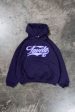 NEW 3D COLLEGE PLUM SNAP BUTTON HOODIE on Sale