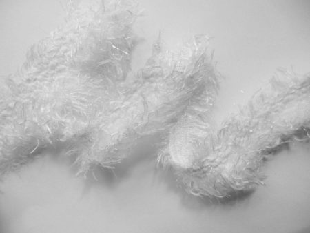 White Mohair Fringe 1.5  Wrights 8 Yds Fashion