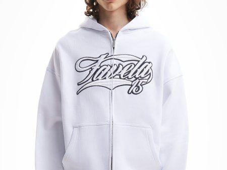 NEW 3D COLLEGE WHITE FRONTZIP Online