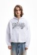 NEW 3D COLLEGE WHITE FRONTZIP Online