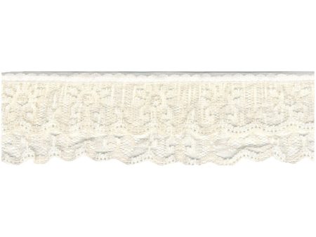 2  2 Tier lace Natural 12 Yards Wrights Hot on Sale