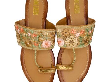 Flower Power Neutral Toe Sandal Cheap