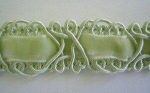 Velvet Ribbon Scroll Gimp Trim Celadon Light Green 8 Yds Online