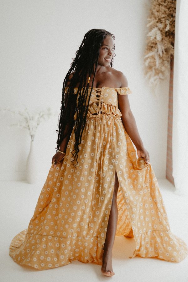 The Mustard Daisy 2Pc - Skirt and top set Online