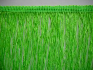 12  Lime Green Chainette Fringe By The Yard Sale