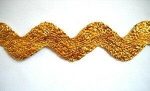 1  Metallic Gold Rick Rack Trim Cheap