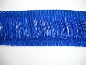 Royal Blue Narrow Chainette Fringe 2  on Sale