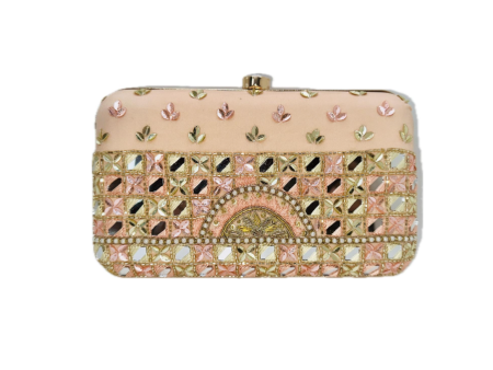 Peach Empress Handbag Clutch Purse by Merry Dove Online Hot Sale