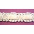 Velvet Ribbon Scroll Gimp Trim White 8 Yds Hot on Sale