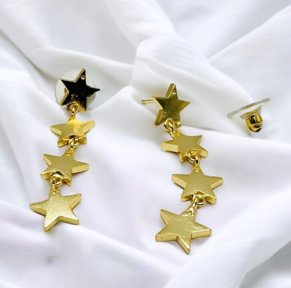 Orion Stars 18K Gold Plated Dangle Earrings Cheap