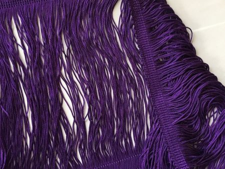 9  Purple Chainette Fringe By The Yard For Cheap