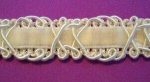 Velvet Ribbon Scroll Gimp Trim Cream Ivory 8 Yds Cheap