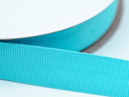 NEW!  5 8  Baby Blue Grosgrain Ribbon (Made in the USA) For Sale